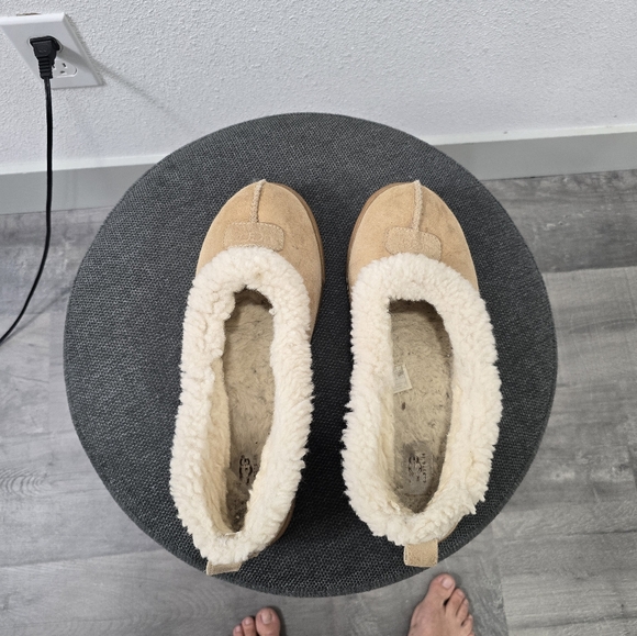 UGG Slippers Rylan Womens 12 Slip On Flats 1871 Brown Sherpa Slippers Comfort - Picture 4 of 10